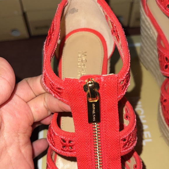 Michael Kors Coral Platform Wedge Sandals - Picture 3 of 4